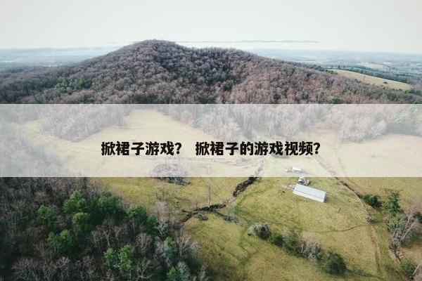 掀裙子游戏？ 掀裙子的游戏视频？