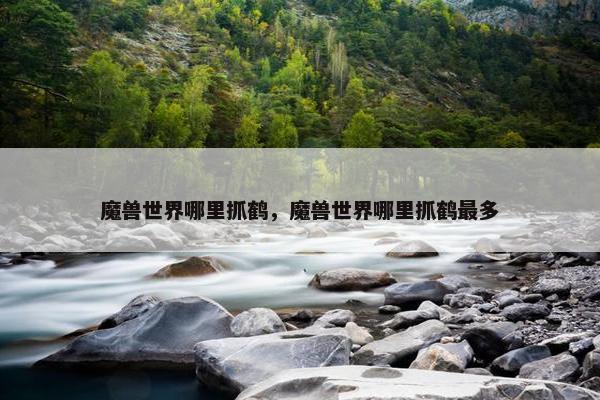 魔兽世界哪里抓鹤，魔兽世界哪里抓鹤最多