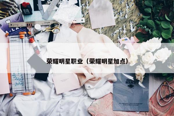 荣耀明星职业（荣耀明星加点）