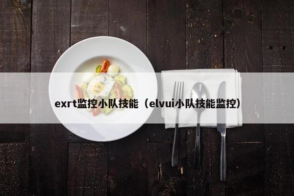 exrt监控小队技能（elvui小队技能监控）