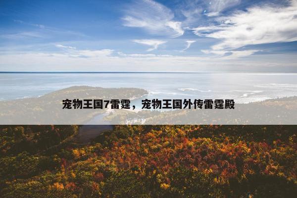 宠物王国7雷霆，宠物王国外传雷霆殿