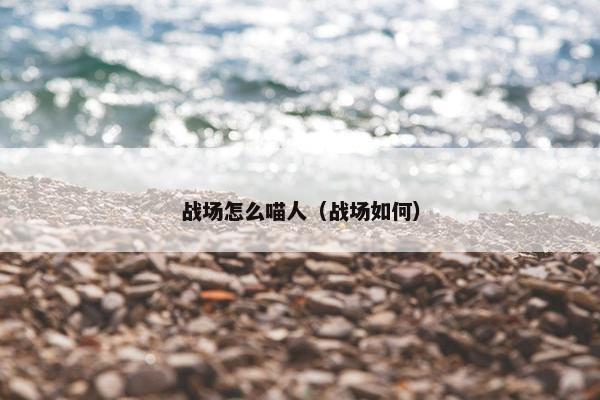 战场怎么喵人（战场如何）