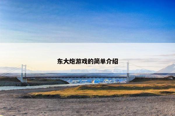 东大炮游戏的简单介绍