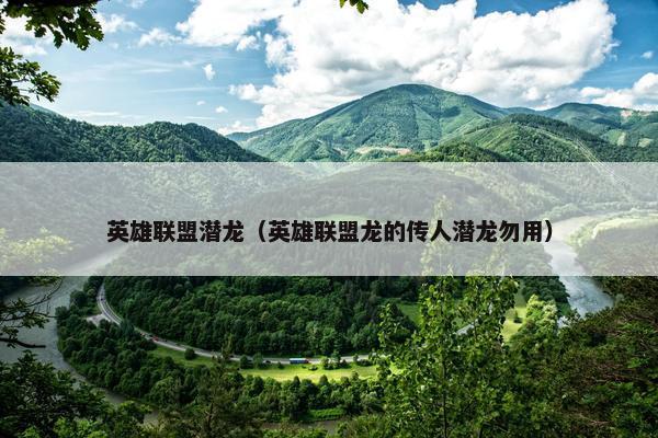 英雄联盟潜龙（英雄联盟龙的传人潜龙勿用）