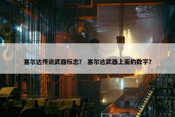 塞尔达传说武器标志？ 塞尔达武器上面的数字？