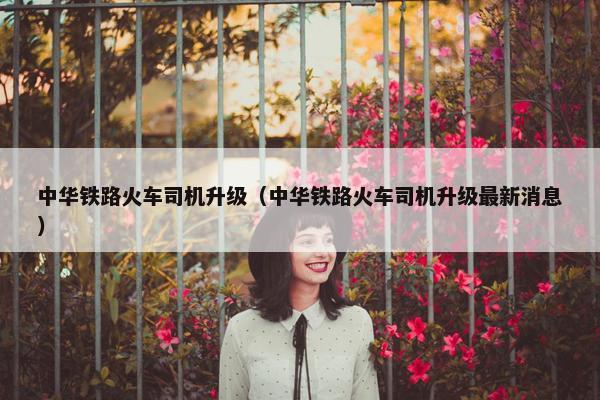 中华铁路火车司机升级（中华铁路火车司机升级最新消息）