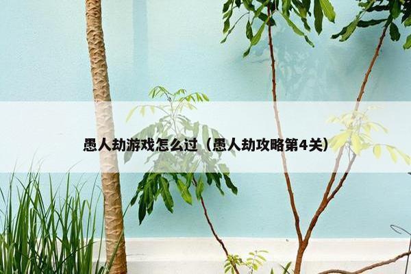 愚人劫游戏怎么过（愚人劫攻略第4关）