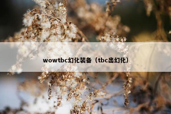 wowtbc幻化装备（tbc出幻化）