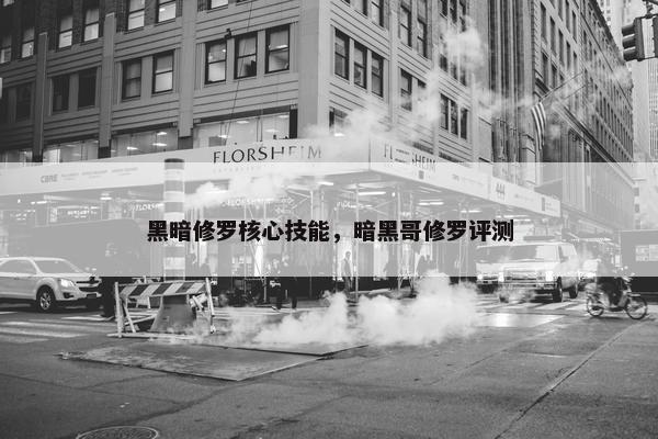 黑暗修罗核心技能，暗黑哥修罗评测