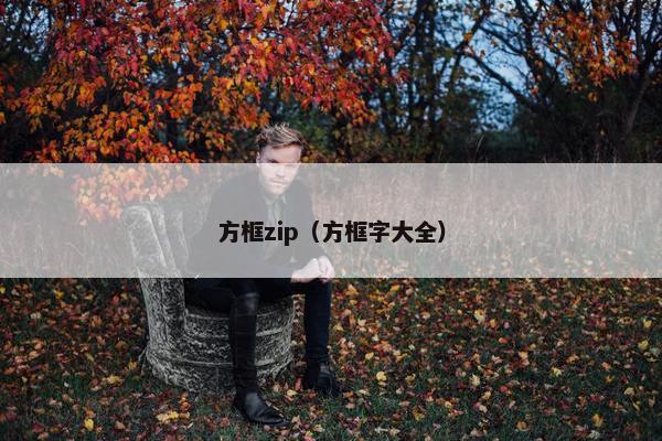方框zip（方框字大全）