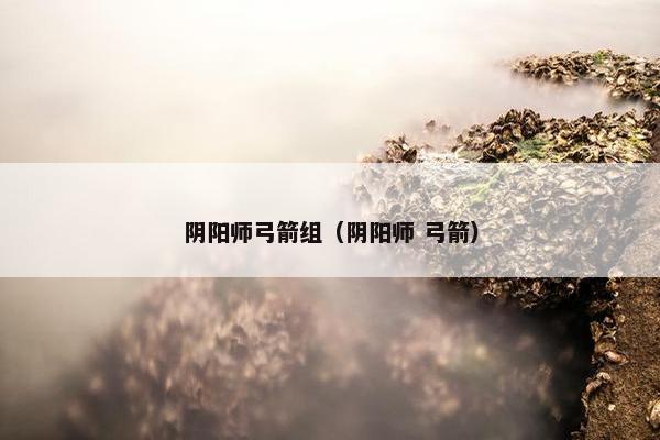 阴阳师弓箭组（阴阳师 弓箭）