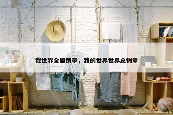 我世界全国销量，我的世界世界总销量