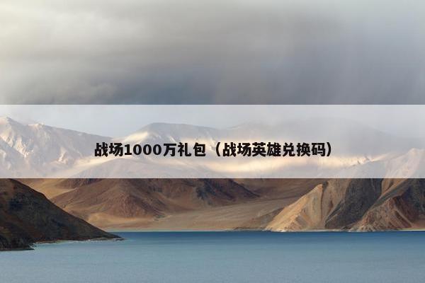 战场1000万礼包（战场英雄兑换码）