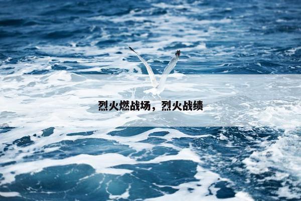烈火燃战场，烈火战绩