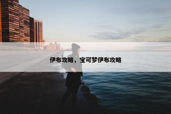 伊布攻略，宝可梦伊布攻略