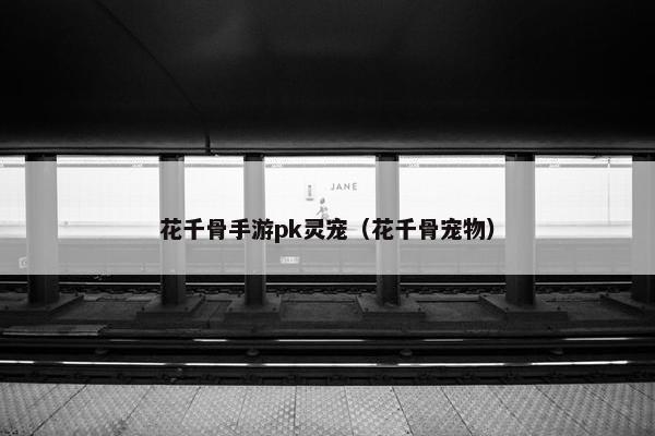 花千骨手游pk灵宠（花千骨宠物）