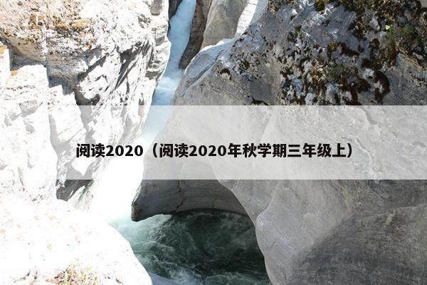 阅读2020（阅读2020年秋学期三年级上）