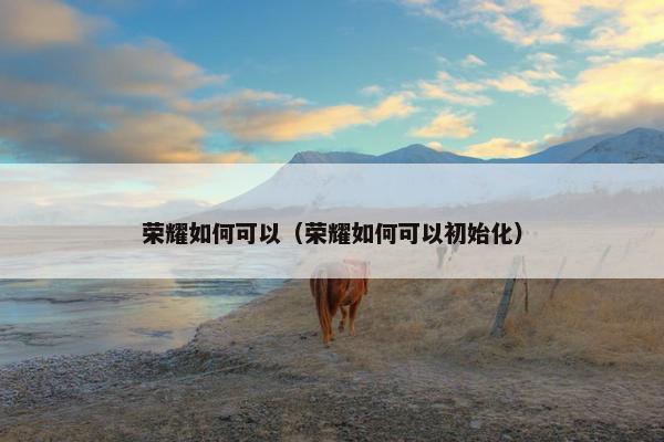 荣耀如何可以（荣耀如何可以初始化）