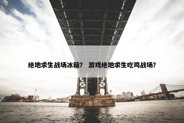 绝地求生战场冰箱？ 游戏绝地求生吃鸡战场？