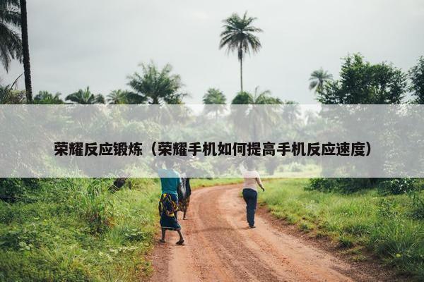 荣耀反应锻炼（荣耀手机如何提高手机反应速度）