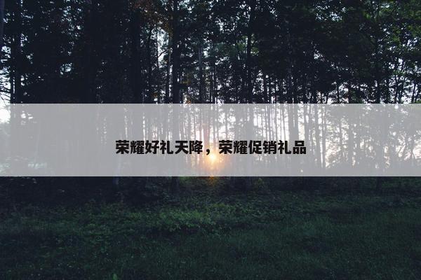荣耀好礼天降，荣耀促销礼品
