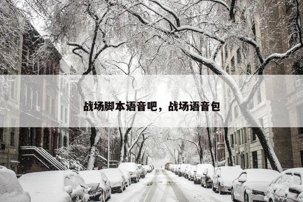 战场脚本语音吧，战场语音包