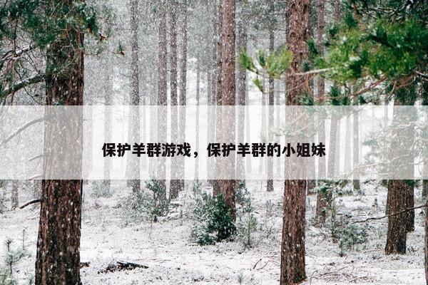 保护羊群游戏，保护羊群的小姐妹