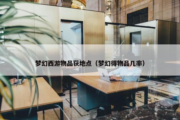 梦幻西游物品获地点（梦幻得物品几率）
