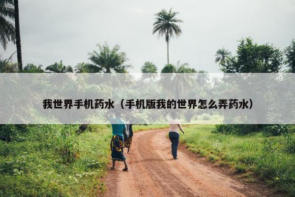 我世界手机药水（手机版我的世界怎么弄药水）