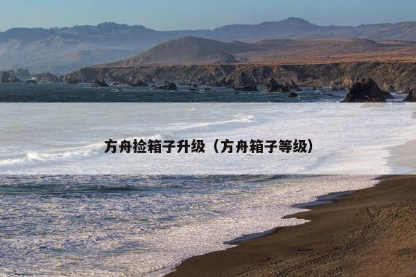 方舟捡箱子升级（方舟箱子等级）