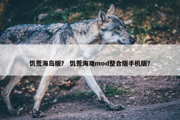饥荒海岛版？ 饥荒海难mod整合版手机版？