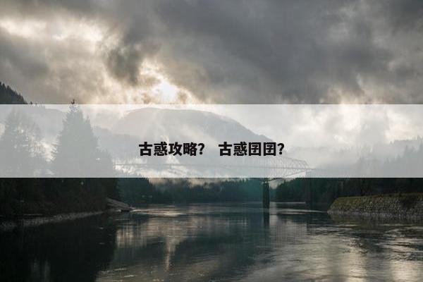 古惑攻略？ 古惑囝囝？