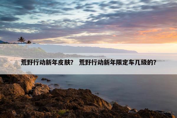 荒野行动新年皮肤？ 荒野行动新年限定车几级的？