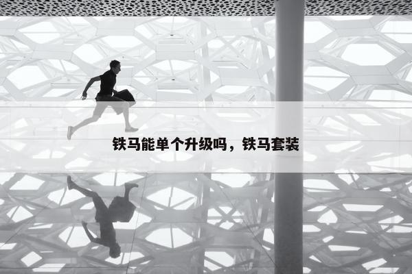 铁马能单个升级吗，铁马套装