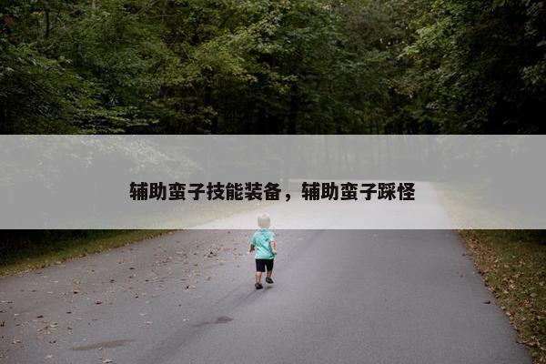 辅助蛮子技能装备，辅助蛮子踩怪