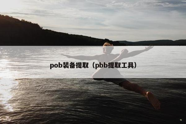 pob装备提取（pbb提取工具）